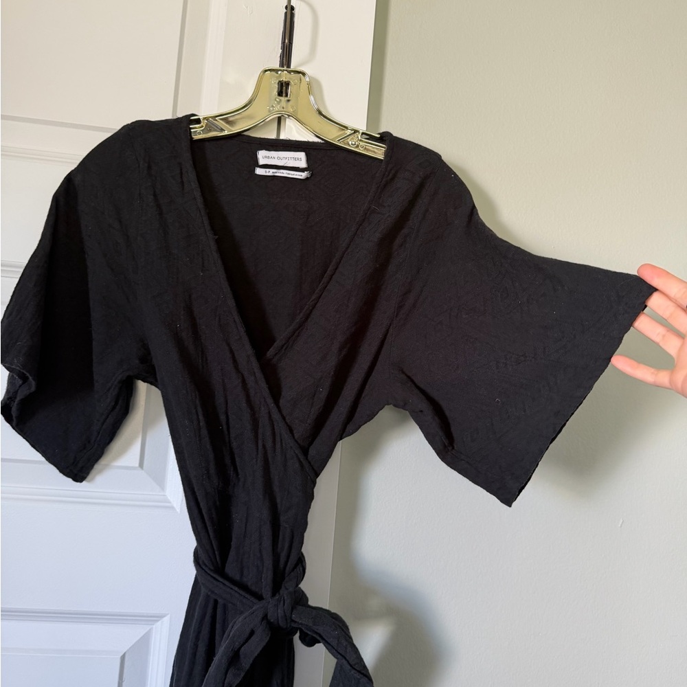 Urban Outfitters Black Wrap Dress - Picture 3 of 4